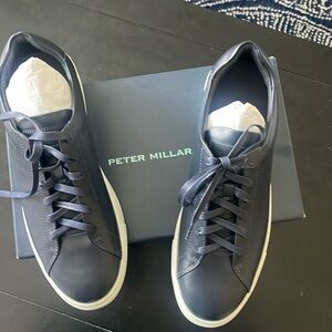NIB PETER MILLAR MEN’S VANTAGE LITE SNEAKER Dark Navy Size 11